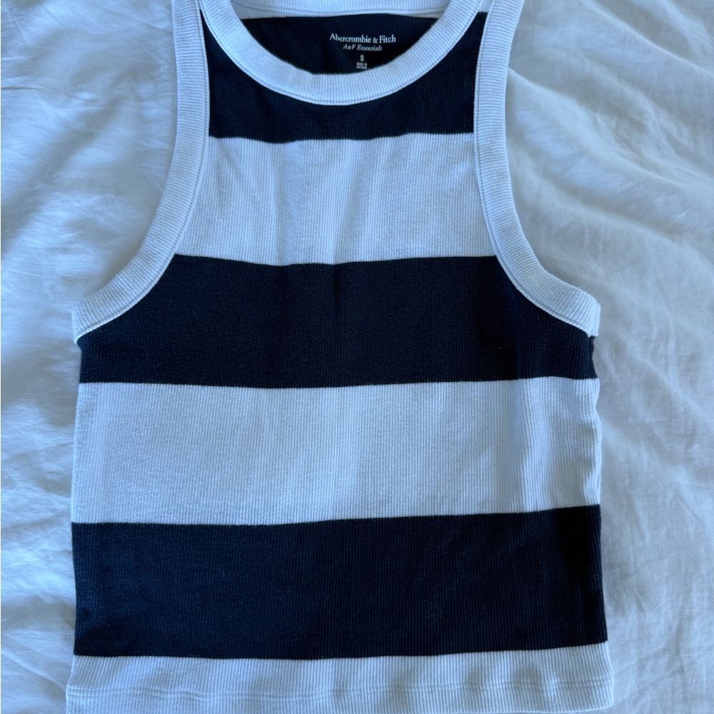 Abercrombie & Fitch Essential High-Neck Rib Tank